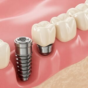 Single teeth dental implant